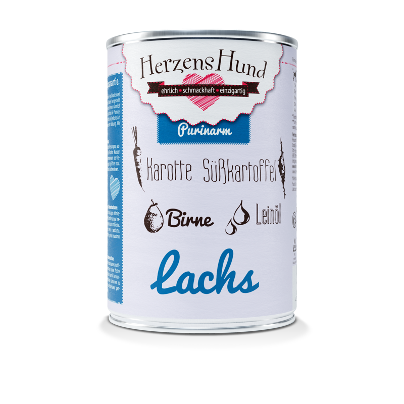 Lachs mit Karotte - purinarm
